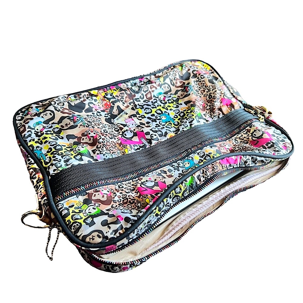Rare Tokidoki Leopard Print Messenger Laptop Bag Gem